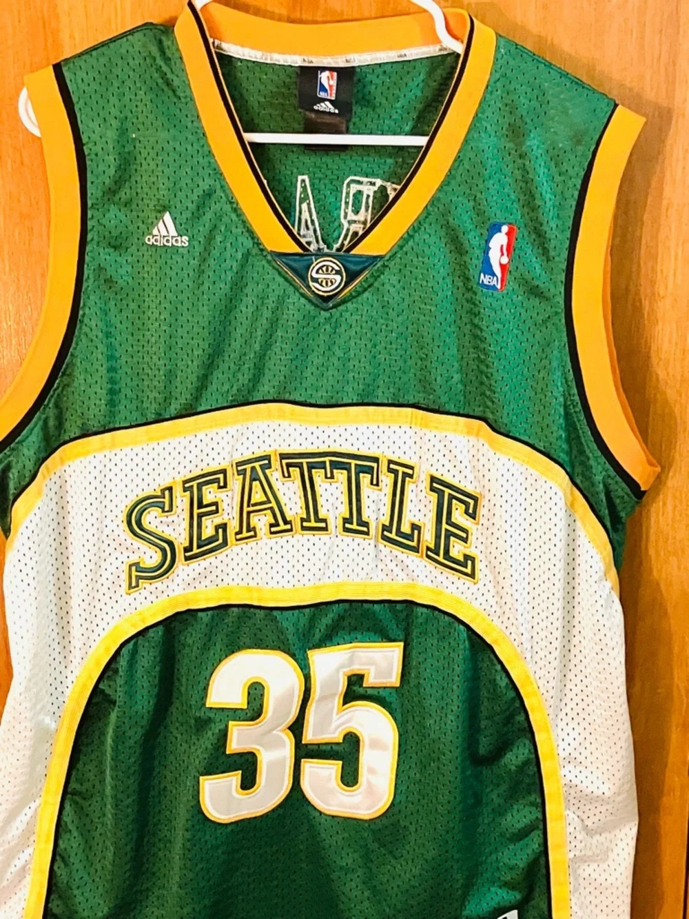 Adidas NBA Kevin Durant #35 Seattle Super Sonics Rookie Jersey Men’s XL Read - Picture 3 of 10